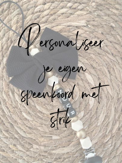 Speenkoord met strik